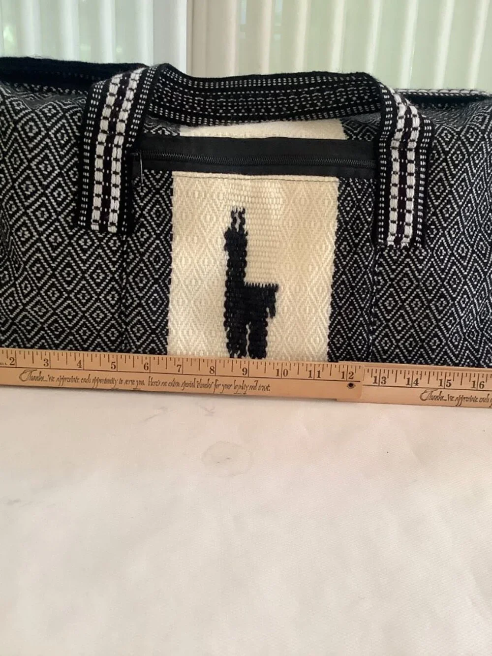 Duffle Weekend Travel Bag Black White Practical Effortless Style Relaxed